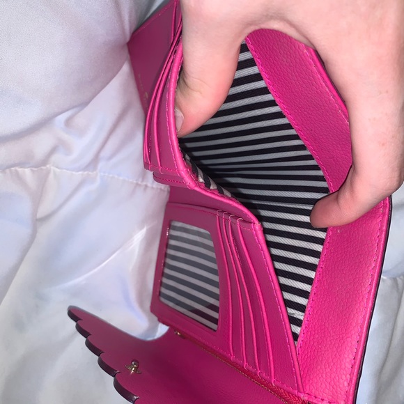 Kate Spade Wallet Pink Stripes - Picture 4 of 5